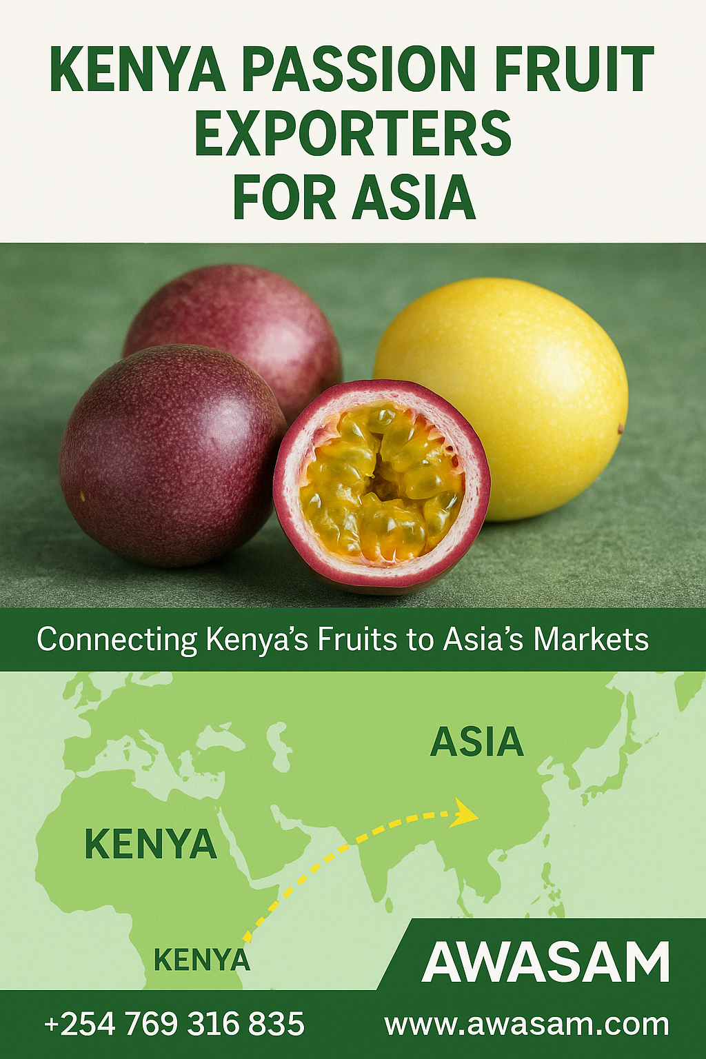 Kenya Passion Fruit Exporters for Asia 