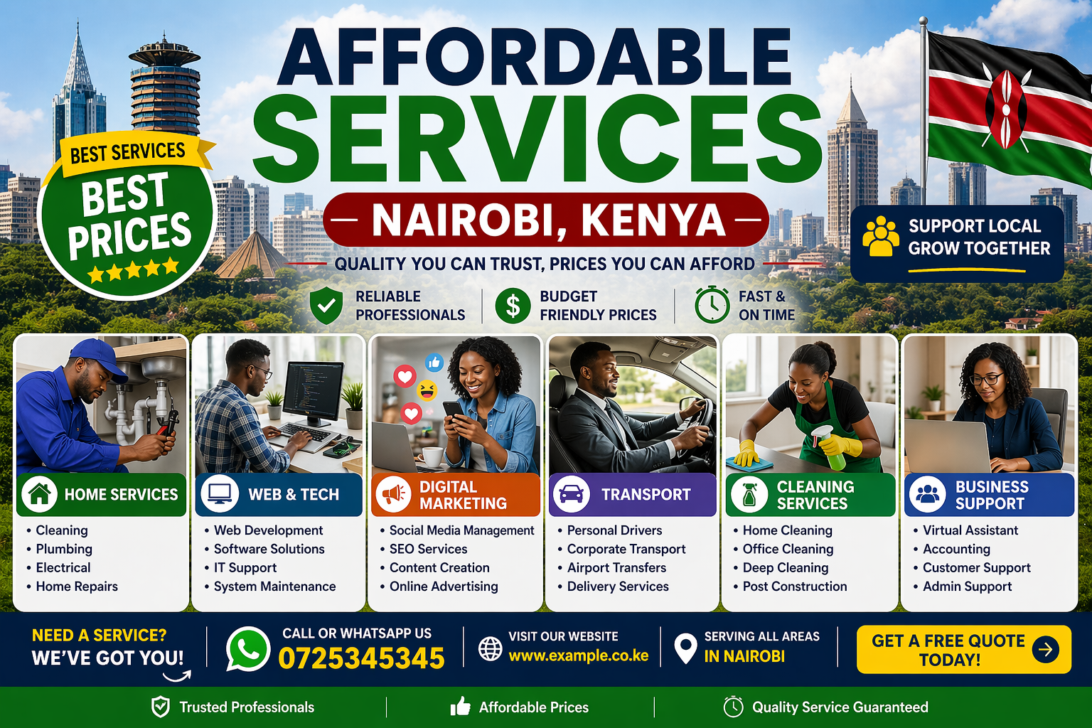 Affordable Services Nairobi Kenya 
