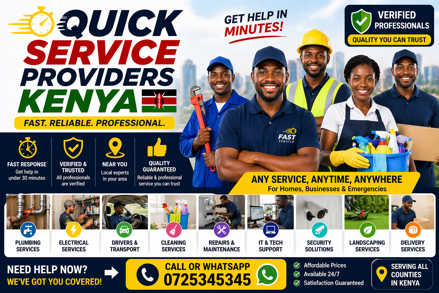 Quick service providers Kenya