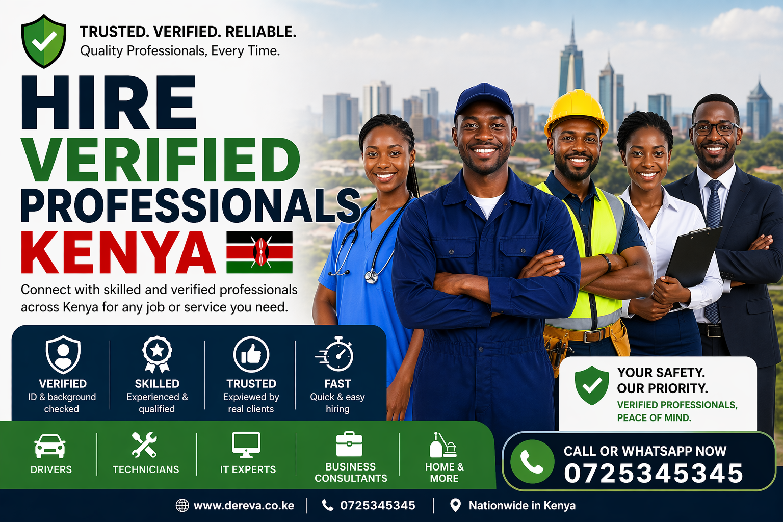 Hire Verified Professionals Kenya