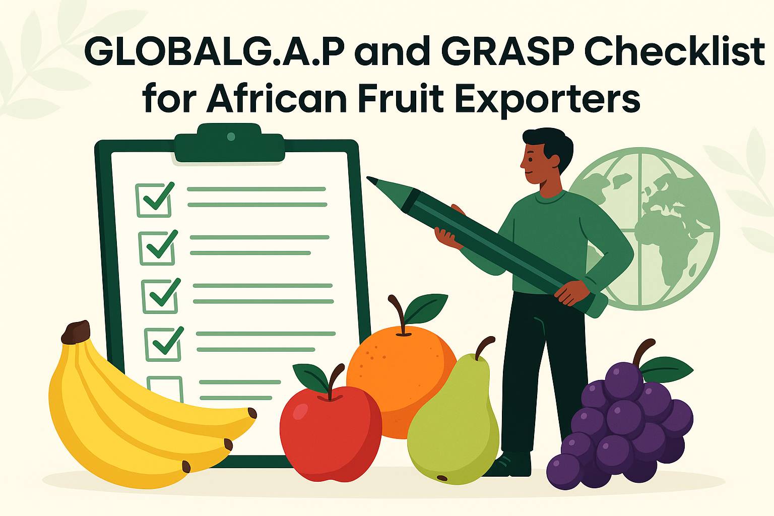 GLOBALG.A.P and GRASP Checklist for African Fruit Exporters cover